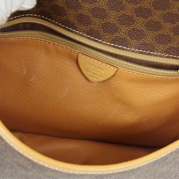 CELINE Macadam Ring Motif Cross Body Shoulder Bag - Picture 9 of 11